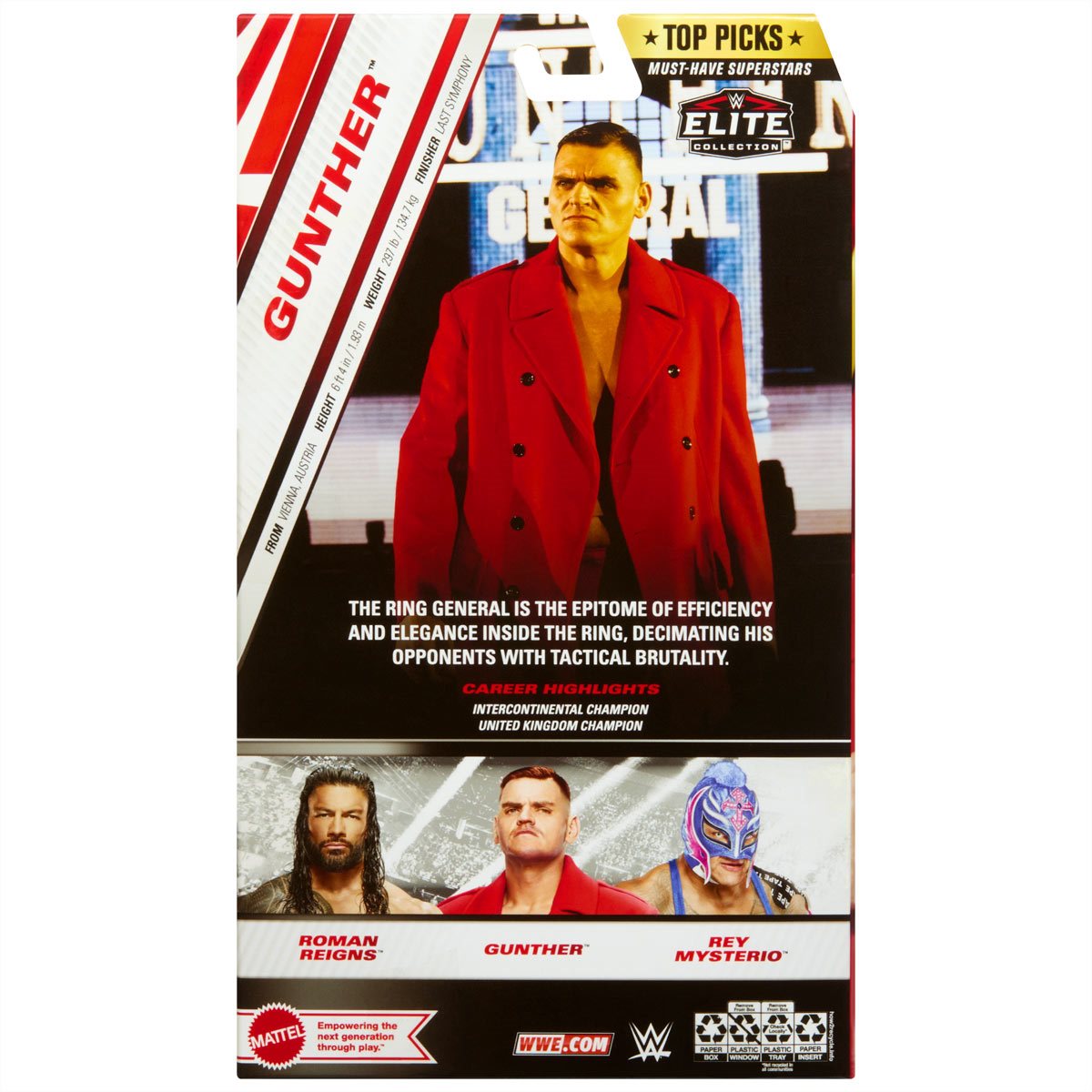 WWE Elite Collection Top Picks 2024 Wave 3 Gunther