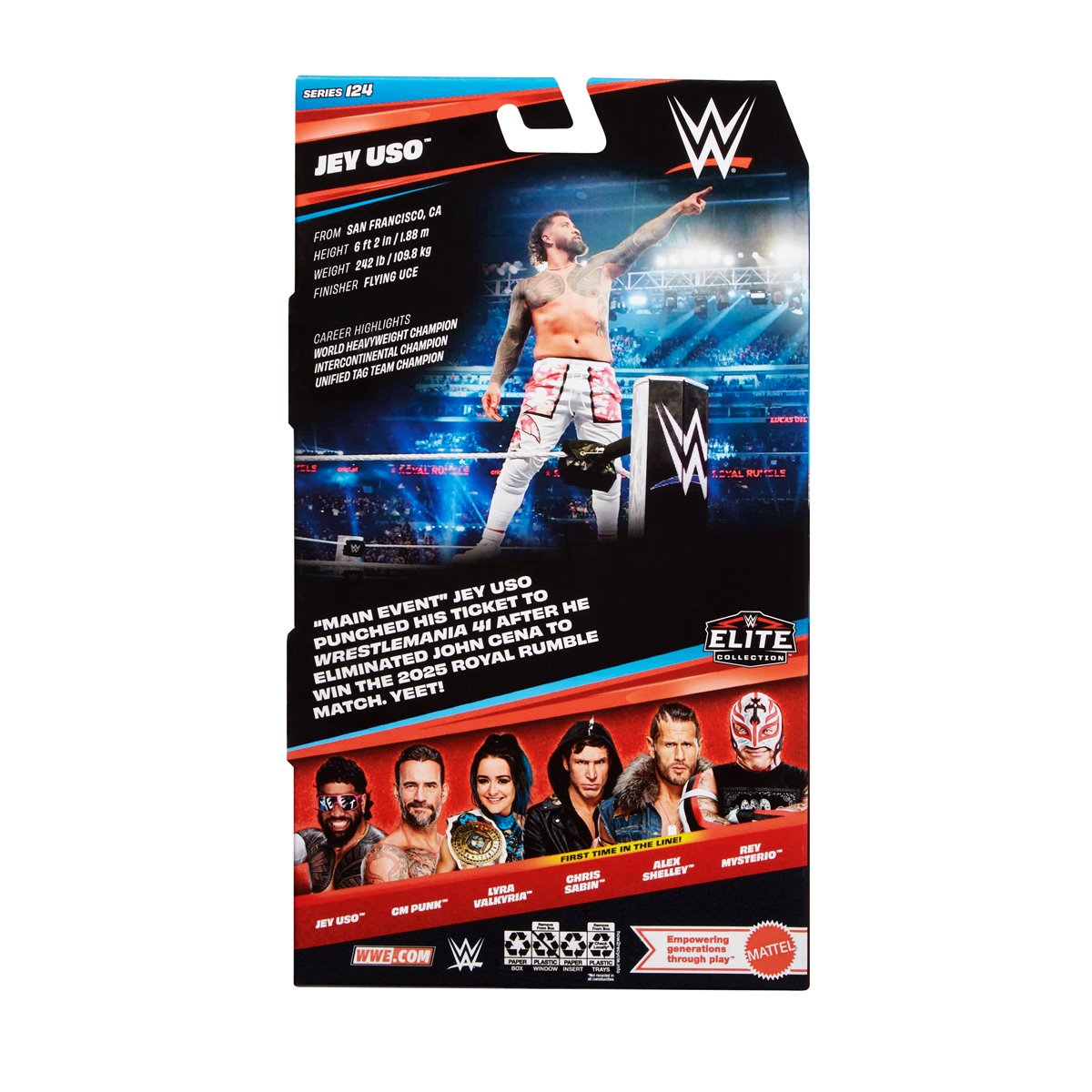 WWE Elite Collection Series 124 Jey Uso