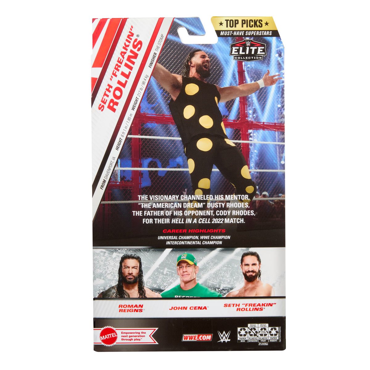 WWE Elite Collection Top Picks 2024 Wave 1 Seth Rollins