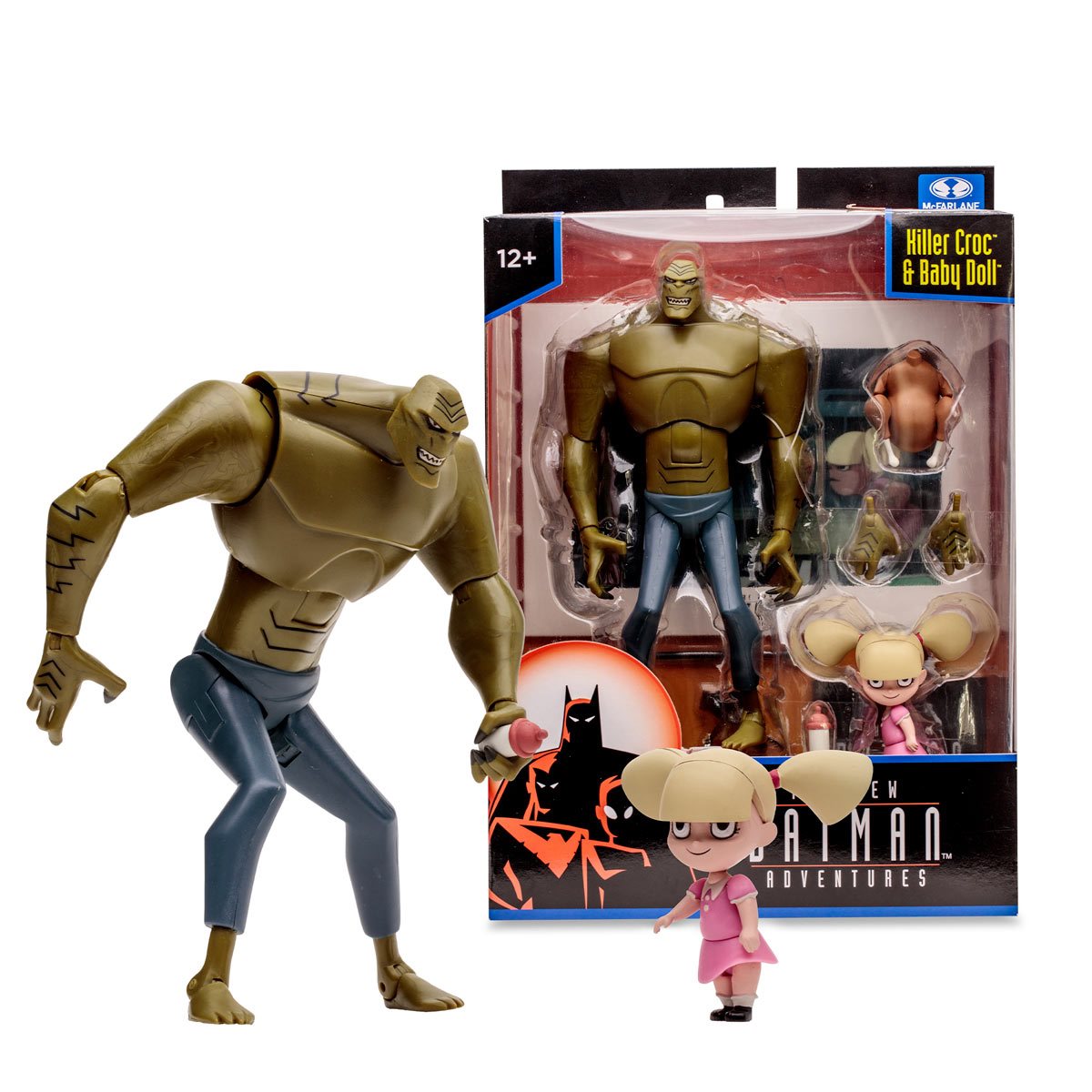 The New Batman Adventures Wave 1 Killer Croc & Baby Doll