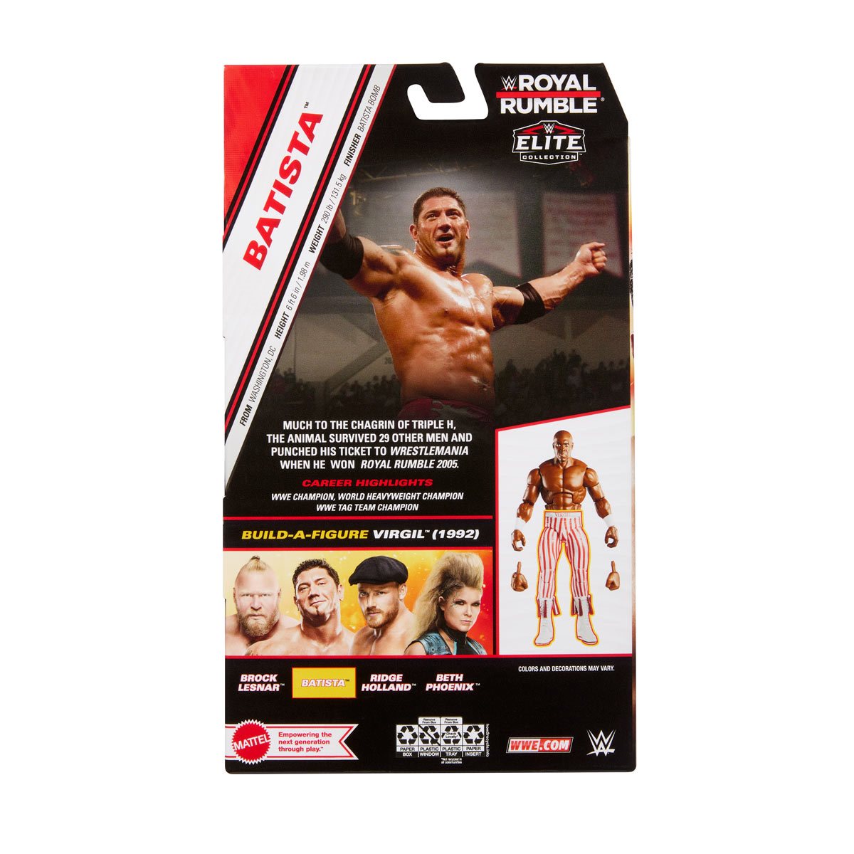 WWE Elite Collection Royal Rumble 2024 Batista