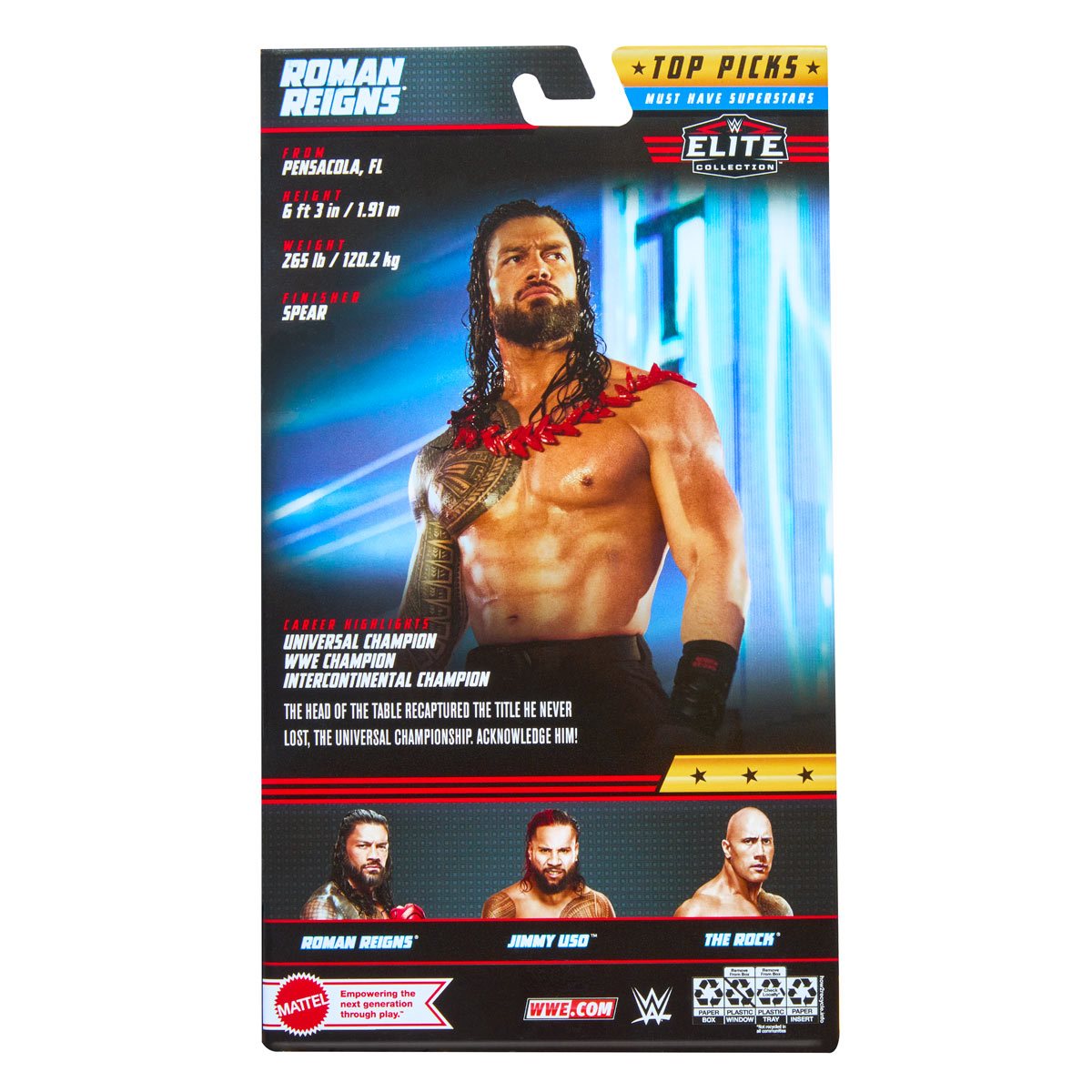 WWE Elite Collection Top Picks 2023 Roman Reigns