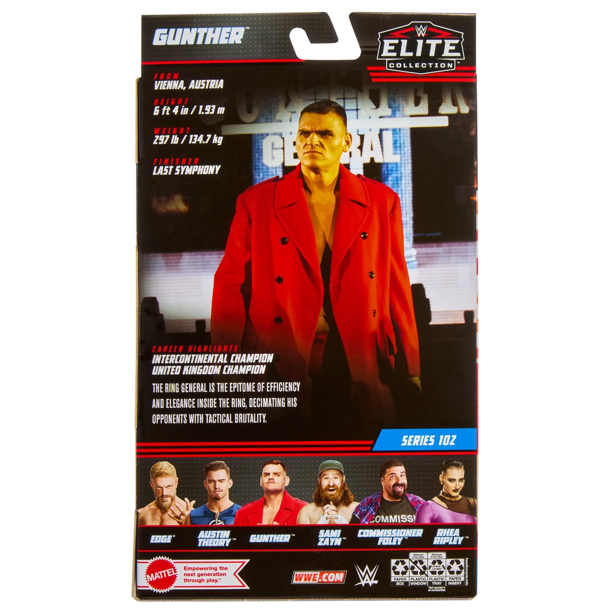 WWE Elite Collection Series 102: Gunther