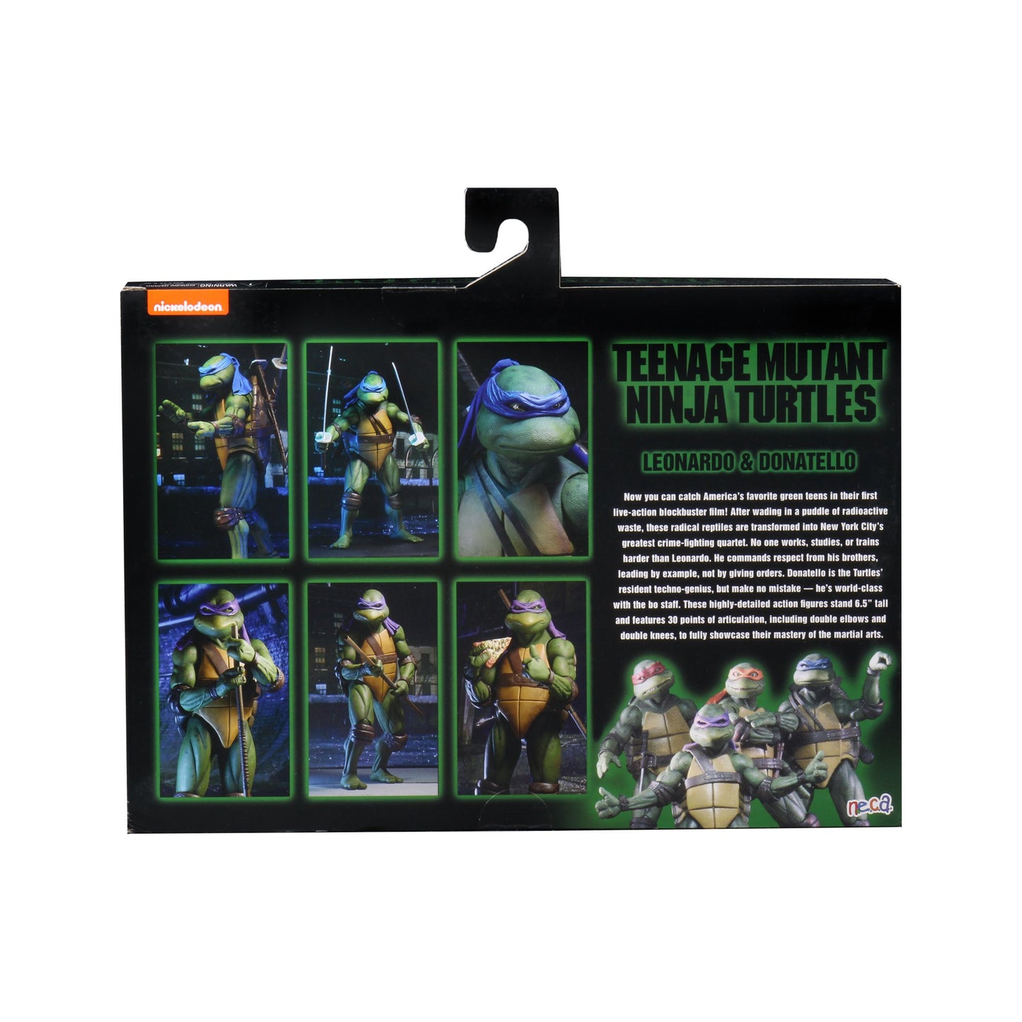 Teenage Mutant Ninja Turtles (1990) Leonardo & Donatello 2pk 7" Figures