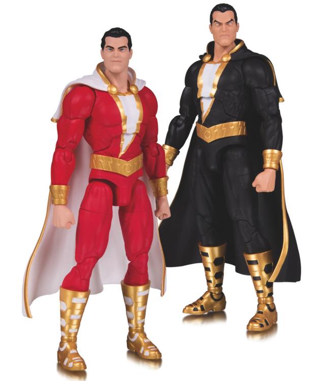 DC Essentials 7in Shazam! & Black Adam 2pk