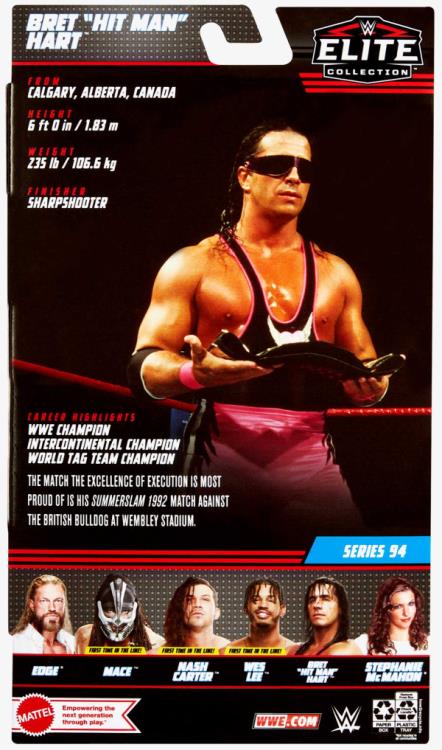 WWE Elite Collection Series 94: Bret Hart