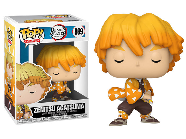 Pop! Animation 869 Demon Slayer: Zenitsu Agatsuma