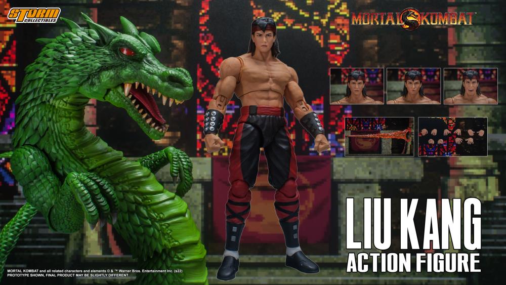 Mortal Kombat Liu Kang & Dragon 1/12 Scale Figure Deluxe Set