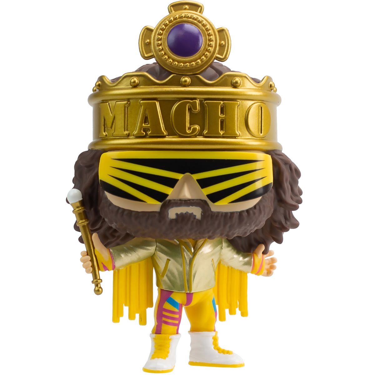 Pop! WWE 112 Wrestle Mania VI "Macho Man" Randy Savage (Metallic) Exclusive