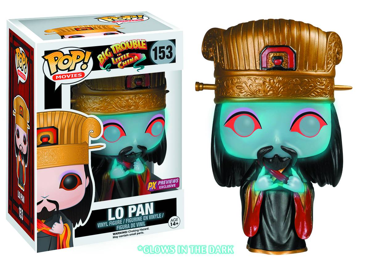 POP! Movies 153 Big Trouble in Little China: Lo Pan PX Previews Exclusive (GITD)*