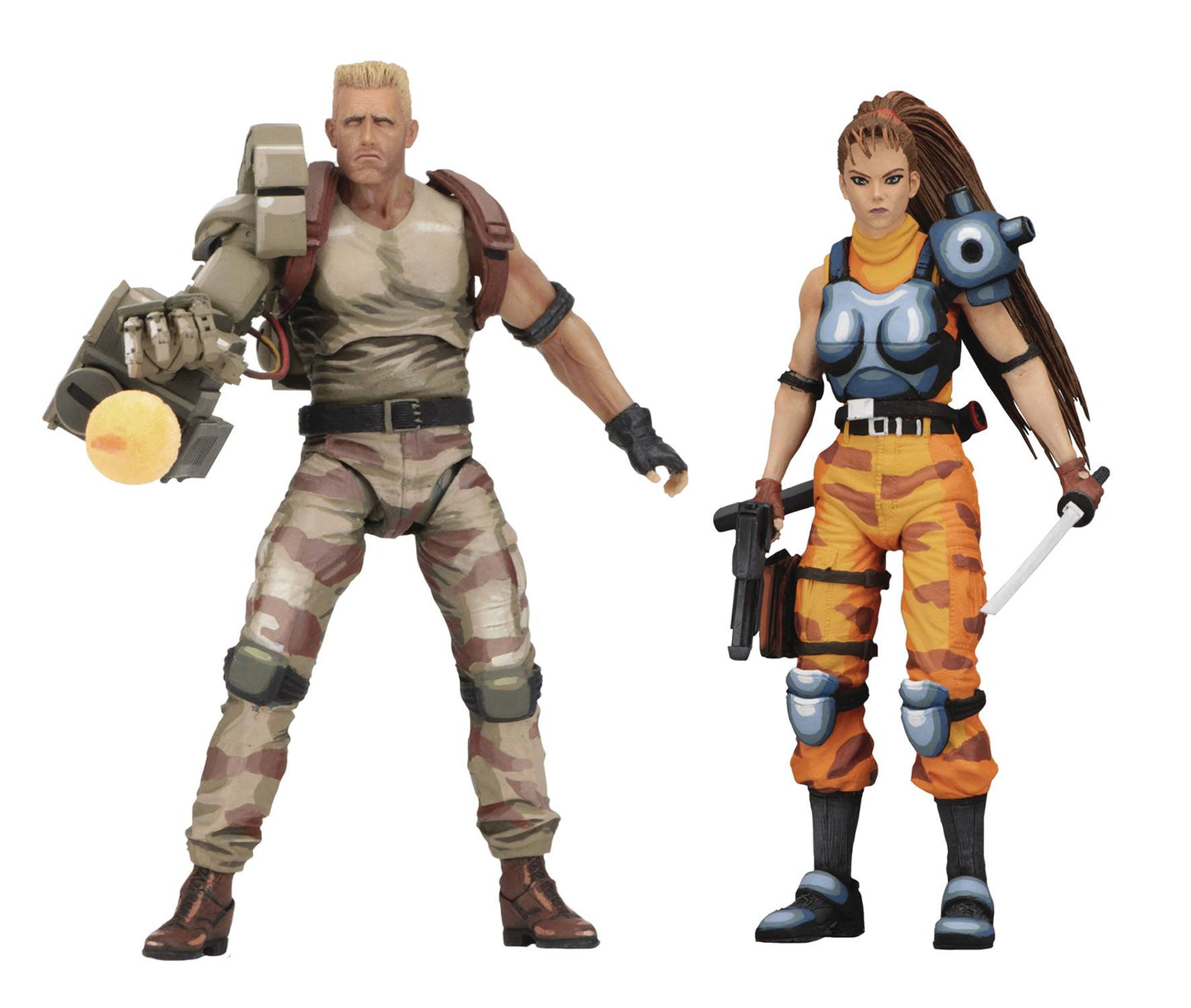 Alien vs. Predator Dutch Schaefer & Linn Kurosawa (Arcade Appearance) Two-Pack