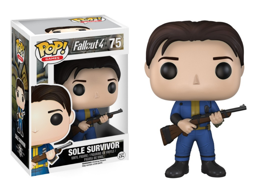 POP! Games 75 Fallout 4: Sole Survivor DAMAGED BOX