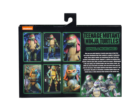 Teenage Mutant Ninja Turtles (1990) Raphael & Michelangelo 2pk 7" Figures