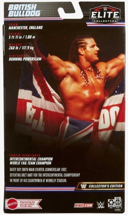WWE Elite Collection Collector's Edition British Bulldog