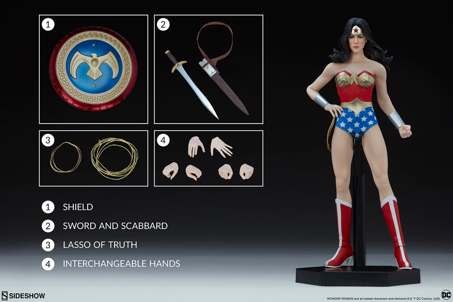 Sideshow Collectibles 1/6 Scale Figure DC Wonder Woman Exclusive