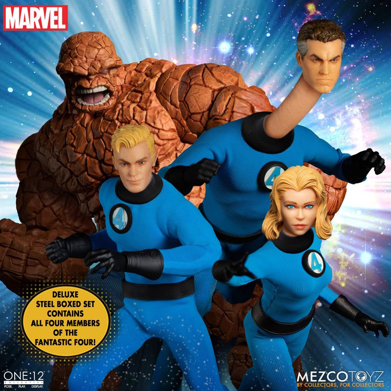 Marvel One:12 Collective Fantastic Four Deluxe Steel Boxed Set