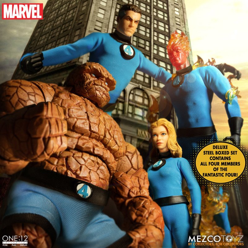 Marvel One:12 Collective Fantastic Four Deluxe Steel Boxed Set