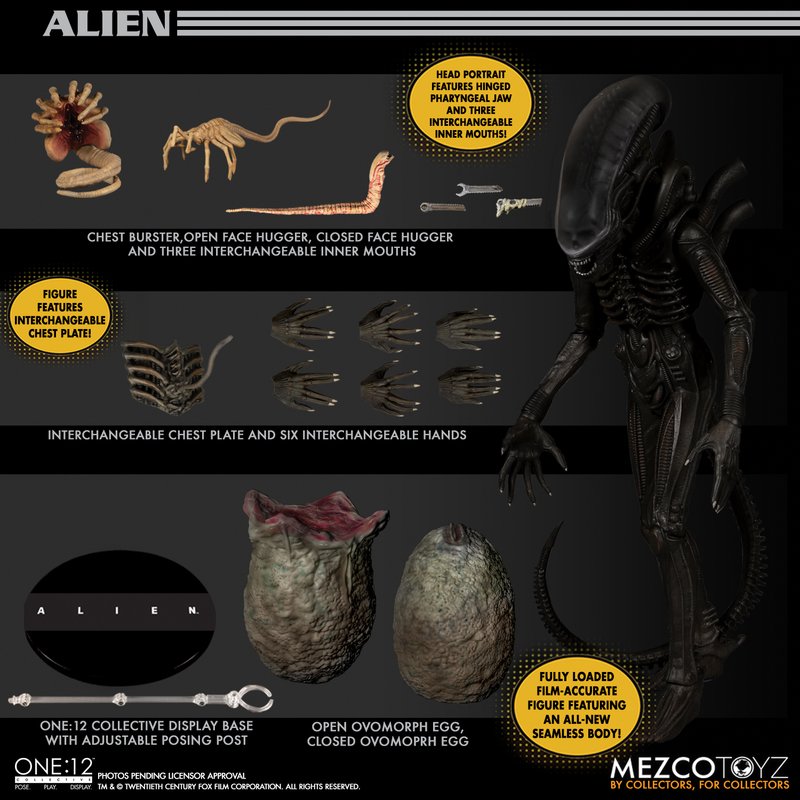 Mezco One:12 Collective Alien