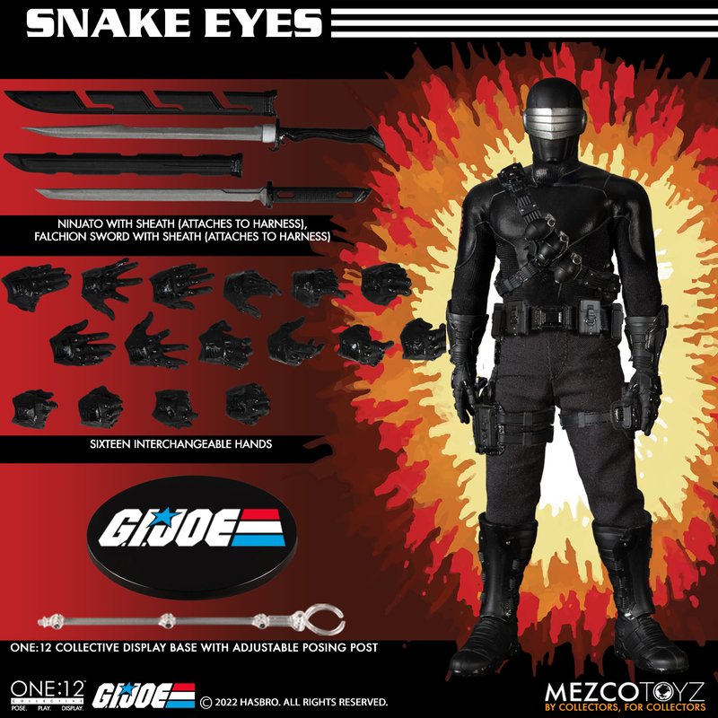One:12 Collective G.I. Joe Snake Eyes Deluxe Edition