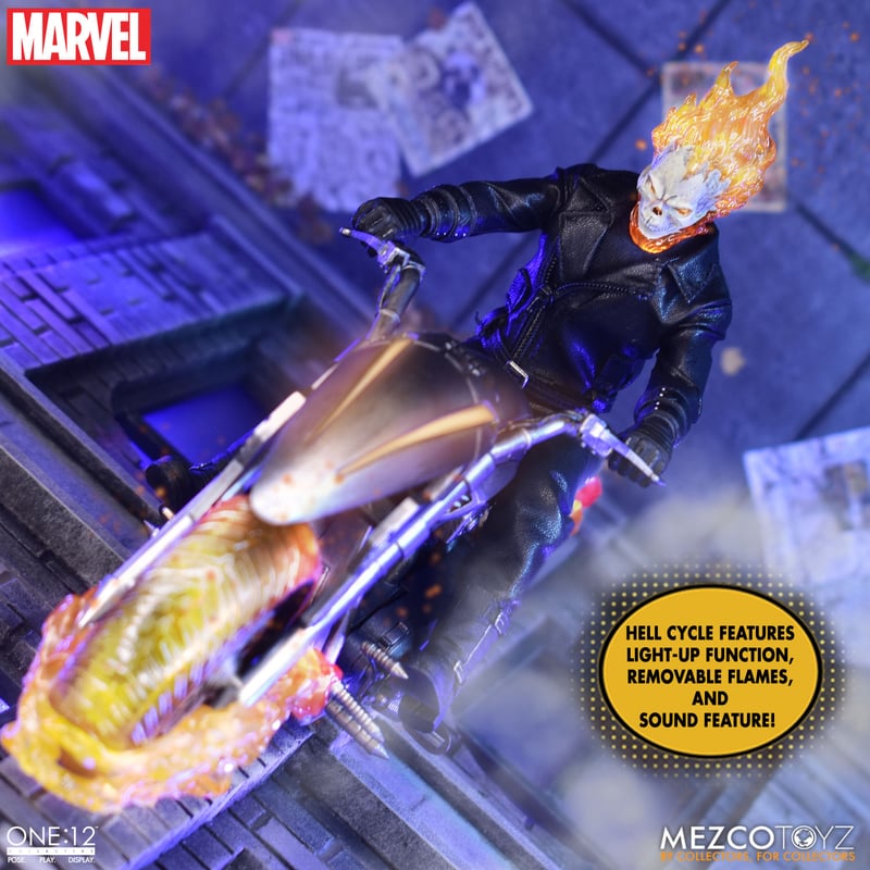 Marvel One:12 Collective Ghost Rider & Hell Cycle Deluxe Set