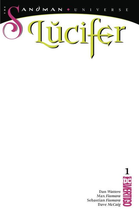 Lucifer #1 Blank Cover Edition [2018]