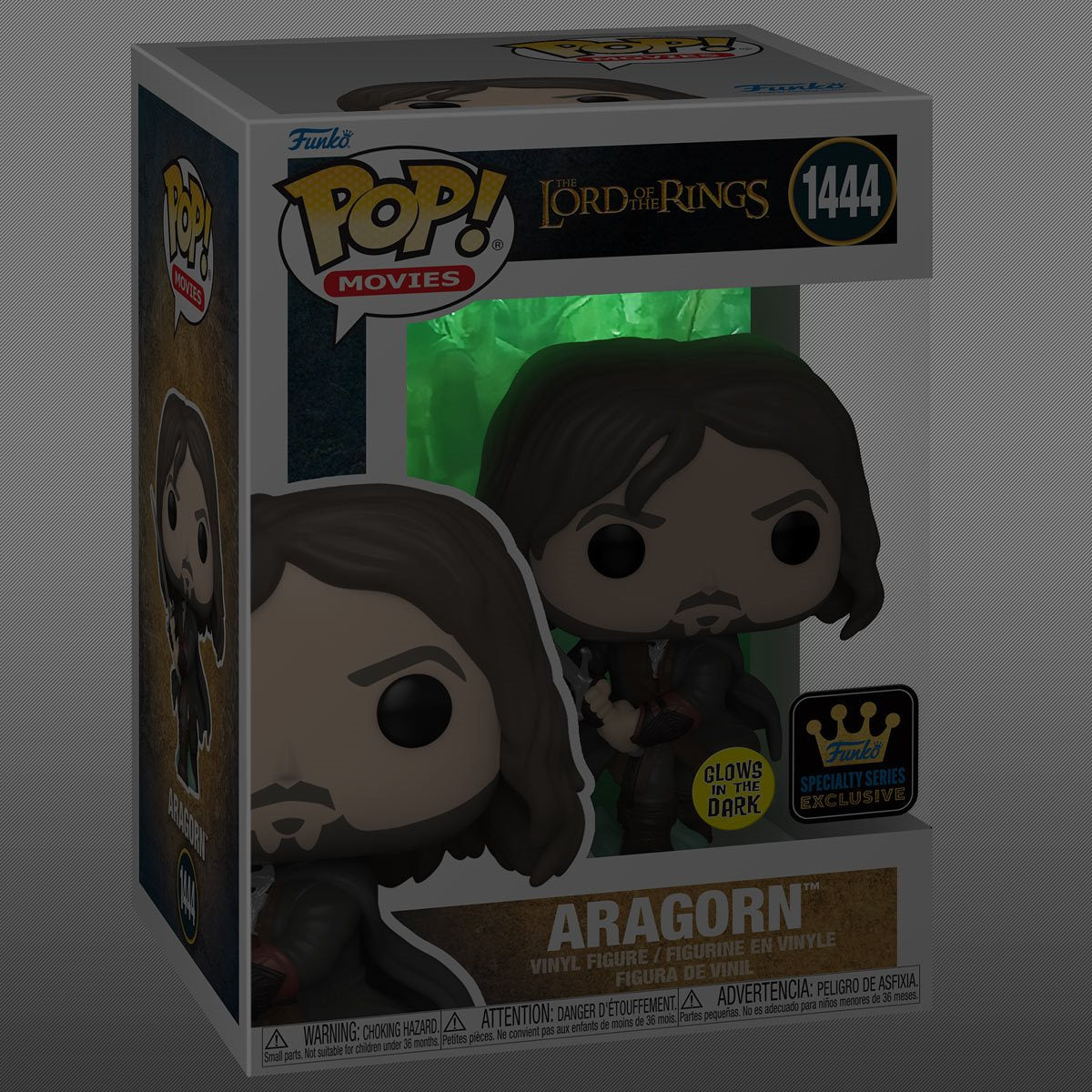 Pop! Movies 1444 The Lord of The Rings: Aragorn (Glow In The Dark) (Specialty Series)