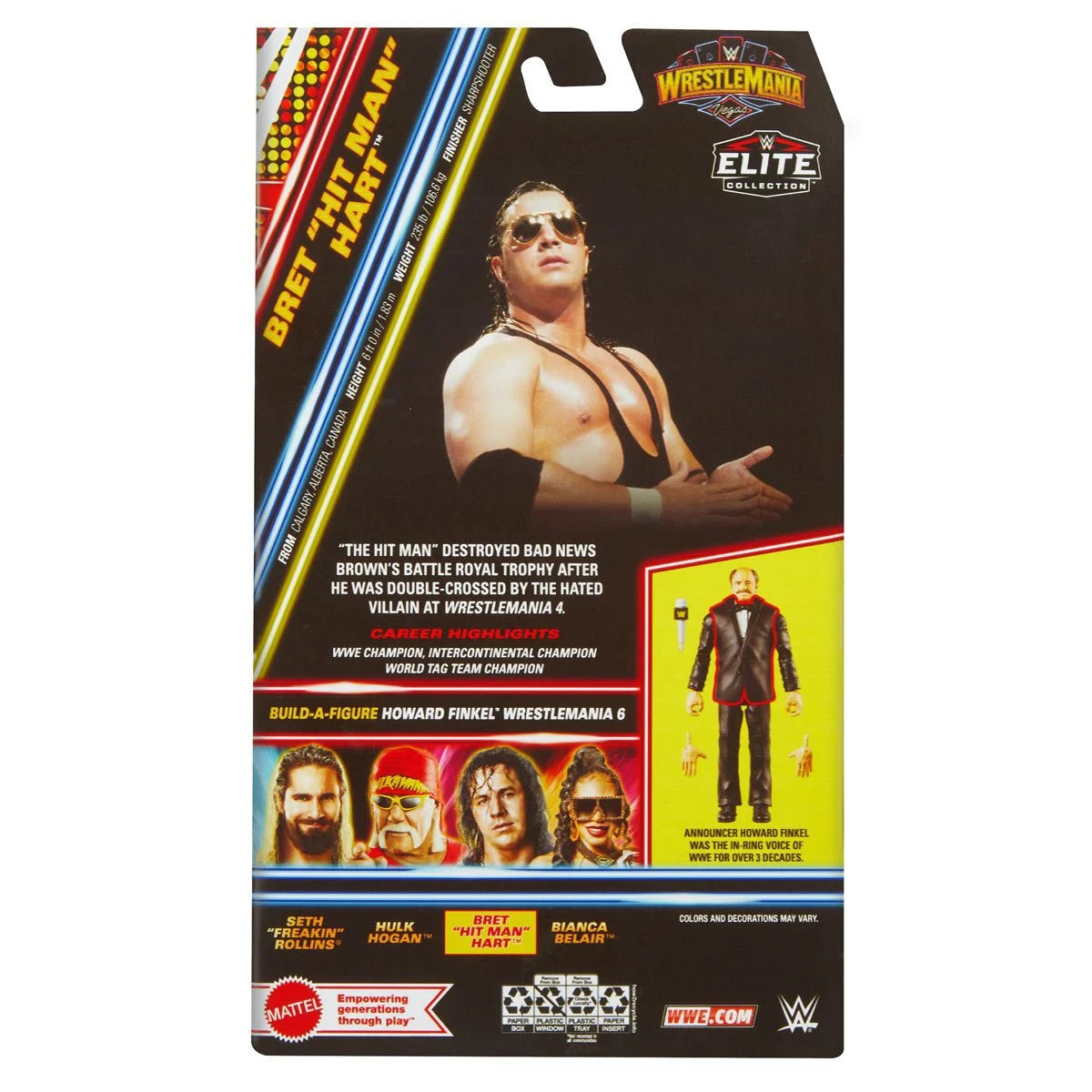 WWE Elite Collection WrestleMania 2025 Bret Hart