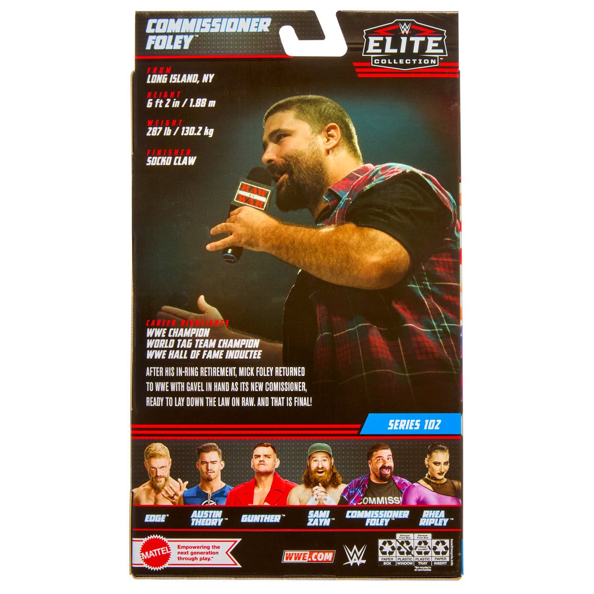 WWE Elite Collection Series 102: Commissioner Foley