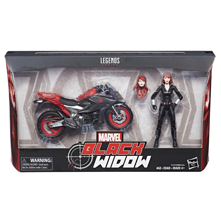 Marvel Legends Ultimate Riders Wave Black Widow with Motorcycle