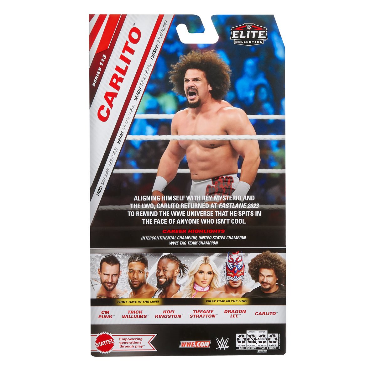 WWE Elite Collection Series 113 Carlito (Purple) *Chase Variant