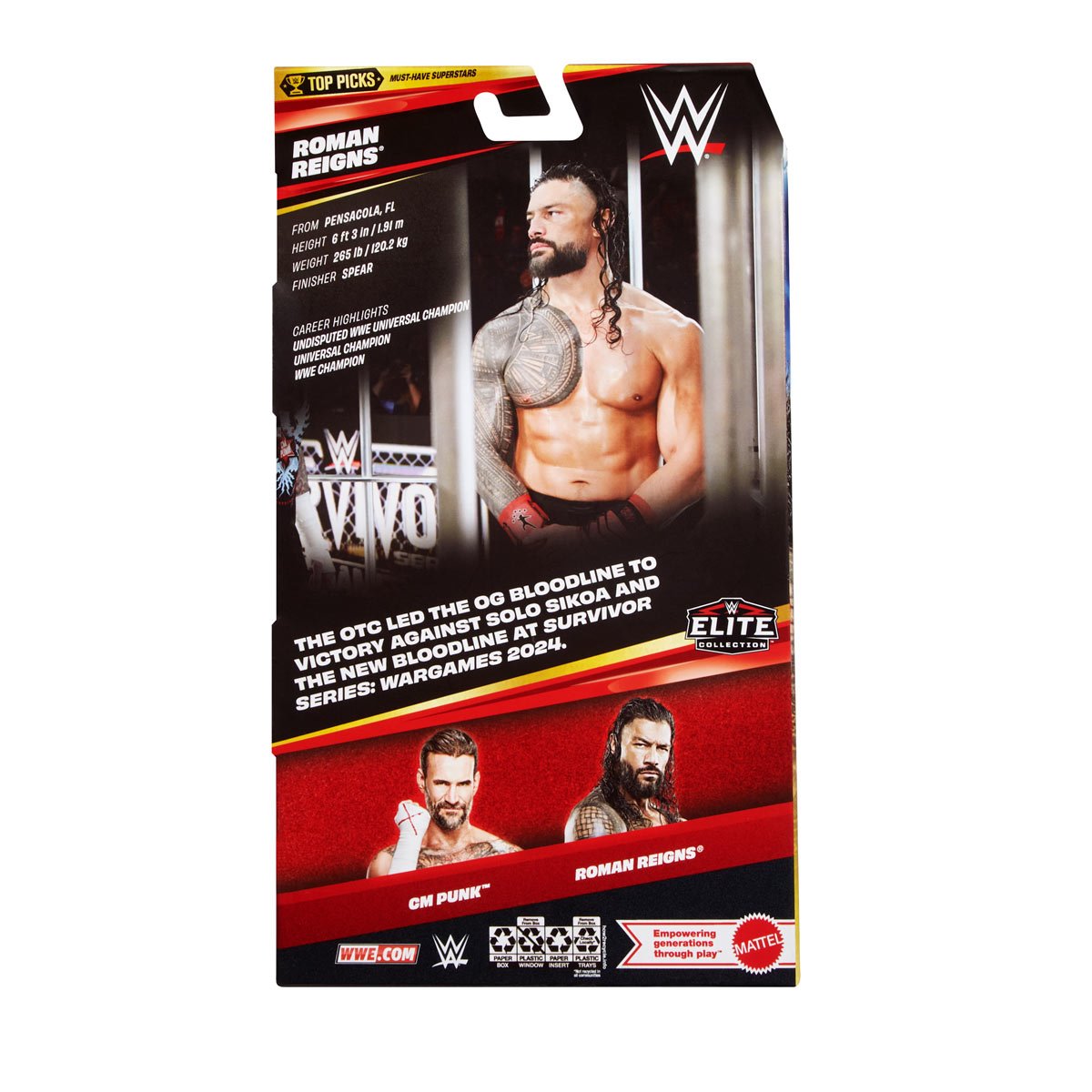 WWE Elite Collection Top Picks 2026 Wave 2 Roman Reigns