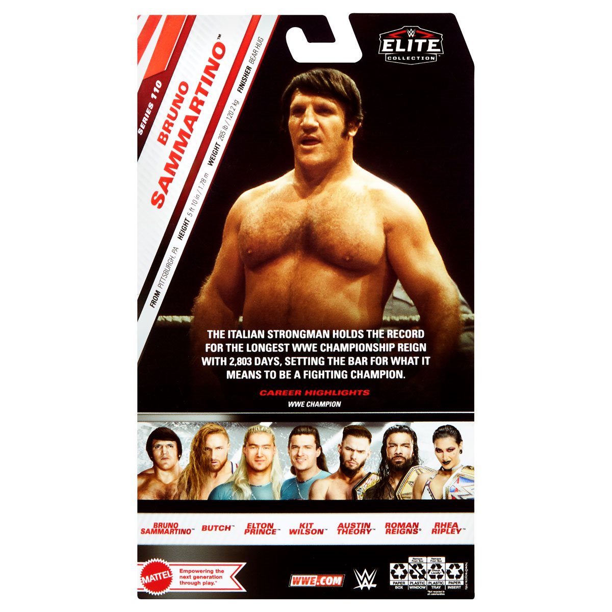 WWE Elite Collection Series 110 Bruno Sammartino