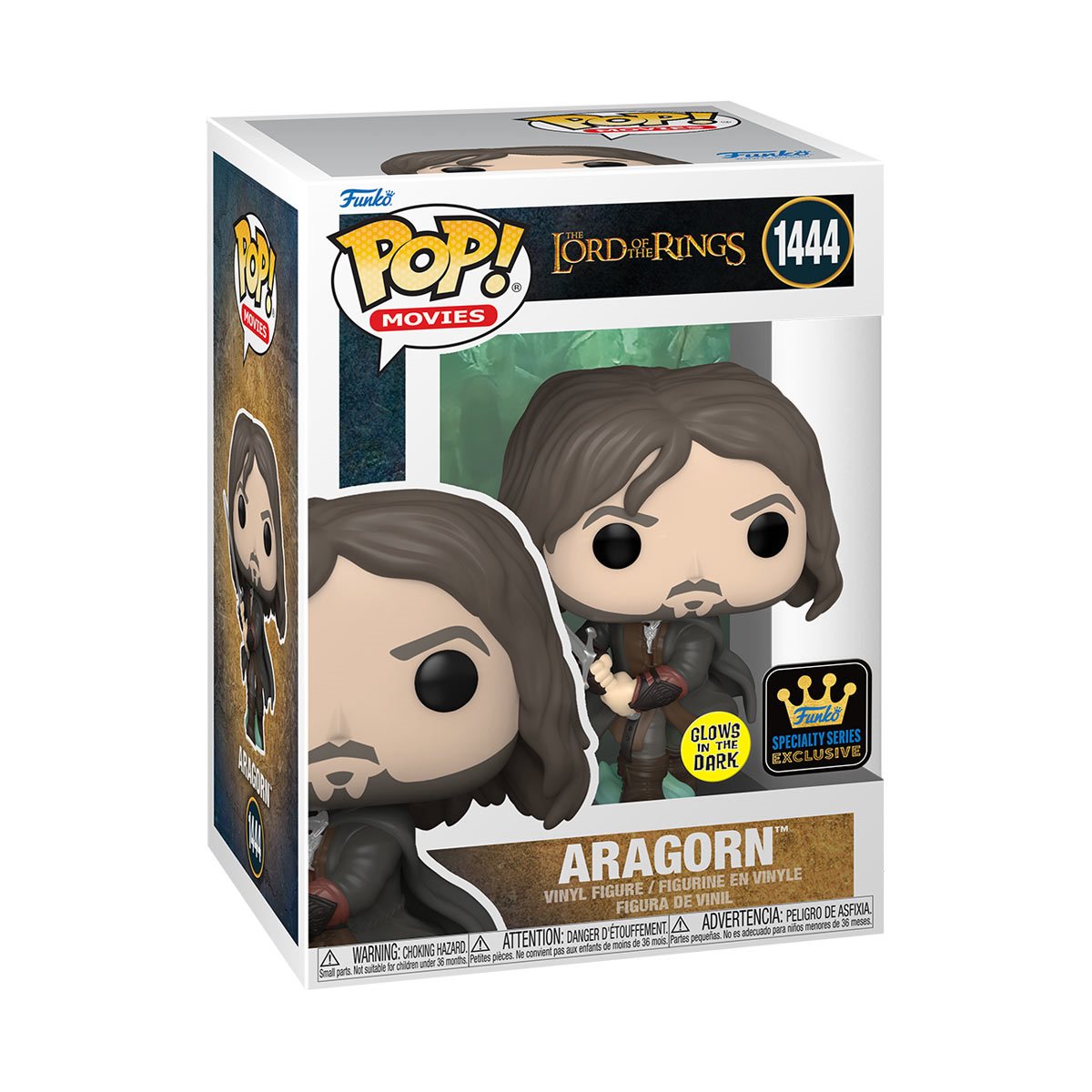 Pop! Movies 1444 The Lord of The Rings: Aragorn (Glow In The Dark) (Specialty Series)