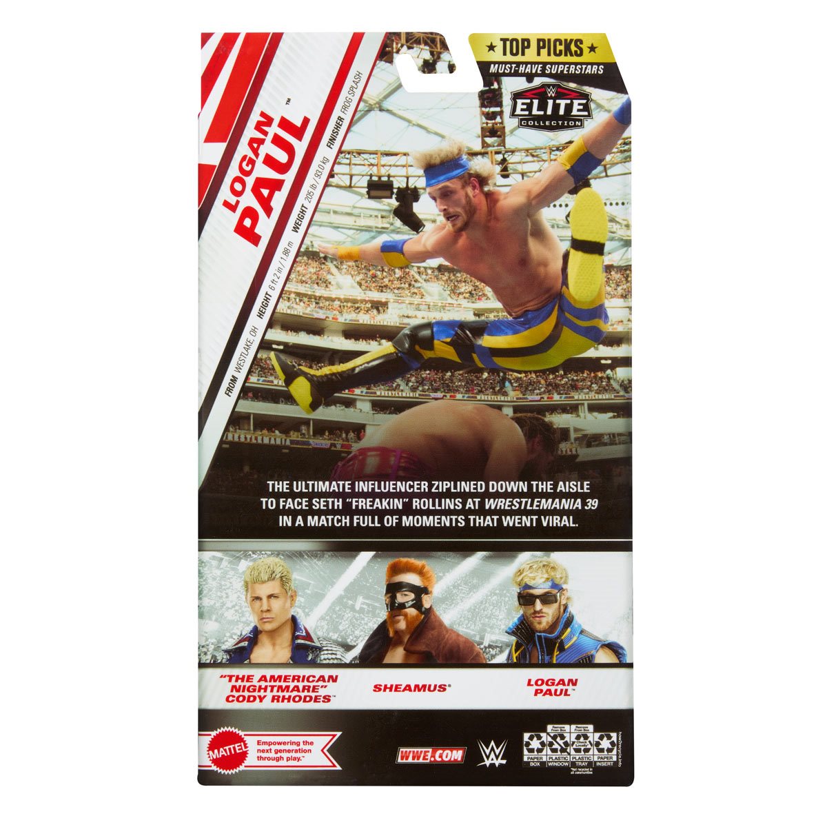 WWE Elite Collection Top Picks 2024 Wave 2 Logan Paul