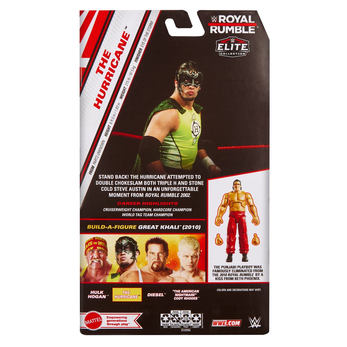 WWE Elite Collection Royal Rumble 2025 The Hurricane