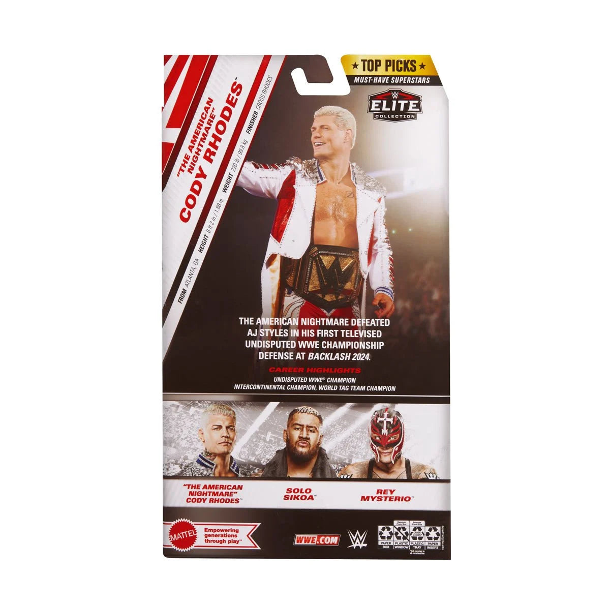 WWE Elite Collection Top Picks 2025 Wave 4 Cody Rhodes