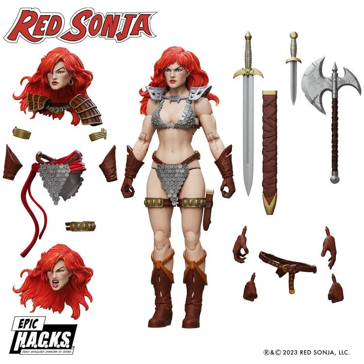 Red Sonja 50th Anniversary Epick H.A.C.K.S. 1/12 Scale Action Figure