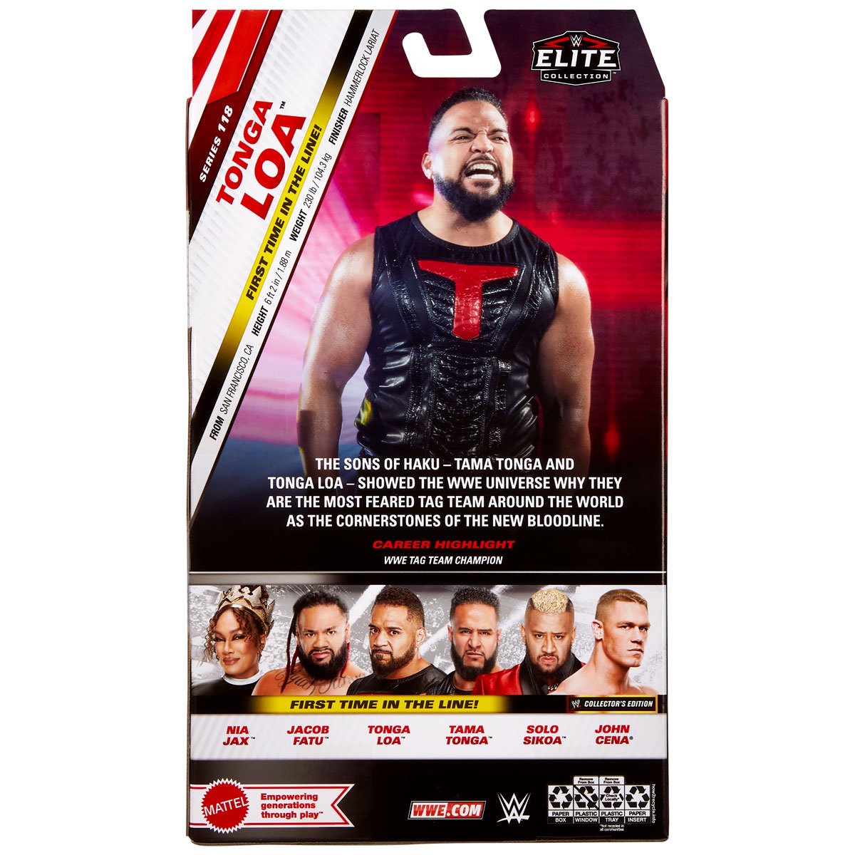 WWE Elite Collection Series 118 Tonga Loa