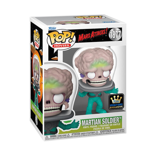 Pop! Movies 1877 Mars Attacks! Martian Soldier *Specialtity Series