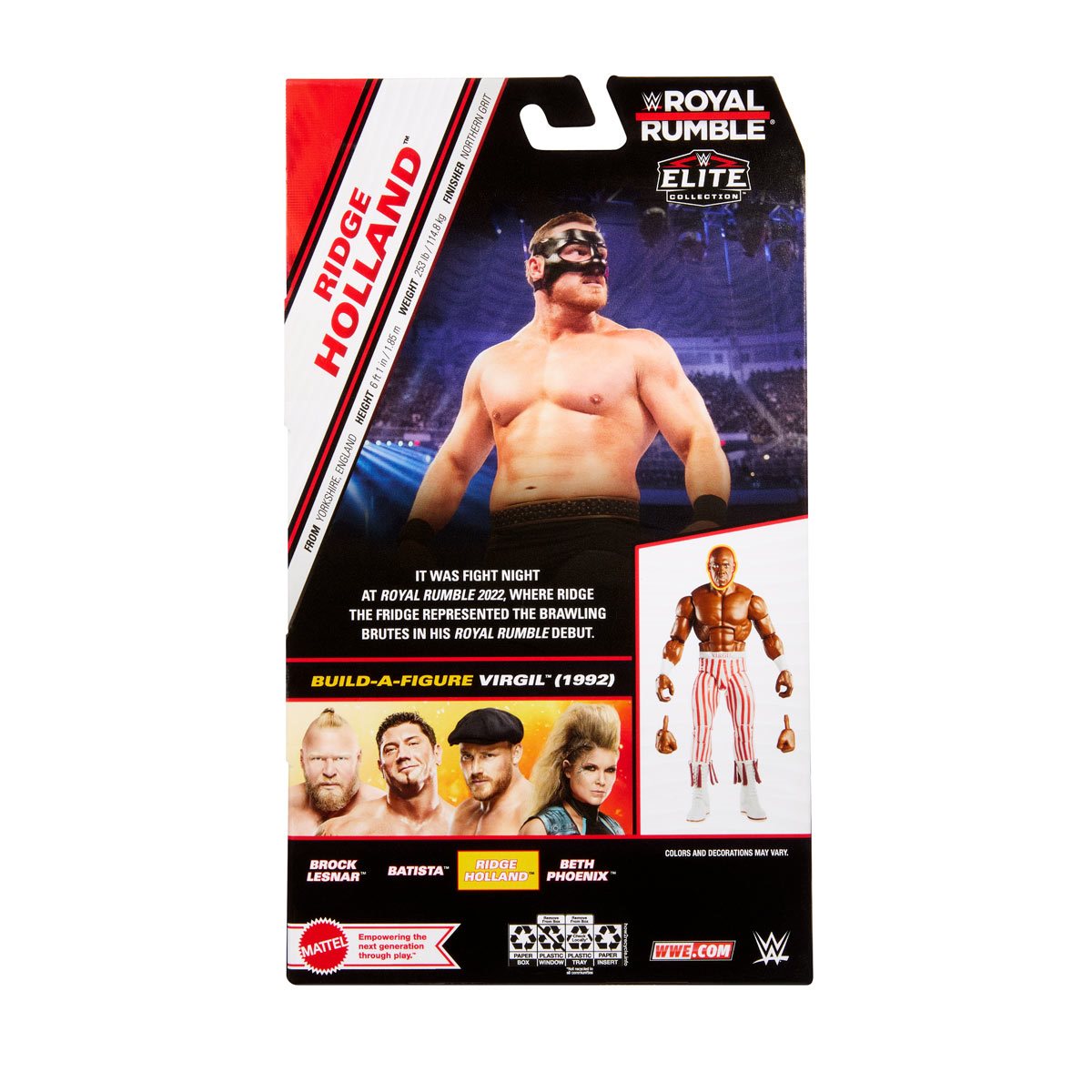 WWE Elite Collection Royal Rumble 2024 Ridge Holland