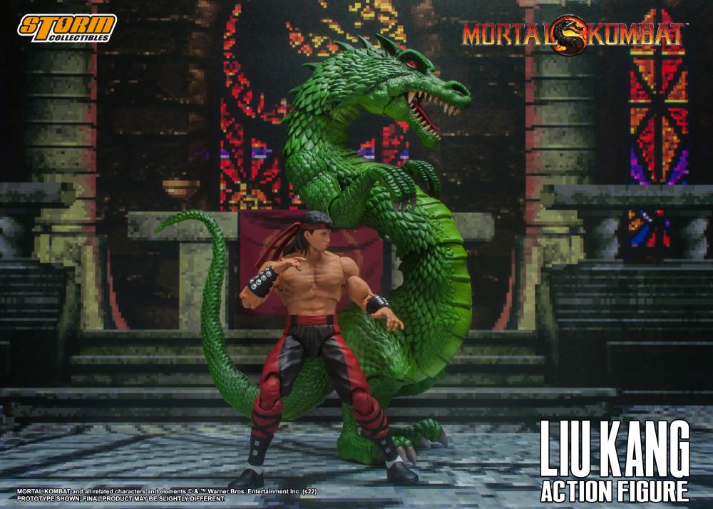 Mortal Kombat Liu Kang & Dragon 1/12 Scale Figure Deluxe Set