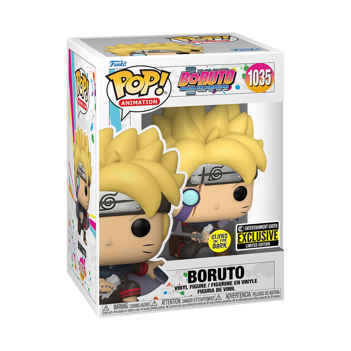 Pop! Animation1035 Boruto Naruto Next Generations: Boruto with Marks (Glow In The Dark) Exclusive