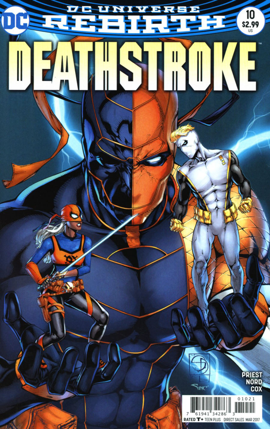 Deathstroke #10 Variant Edition (Davis) [2017]