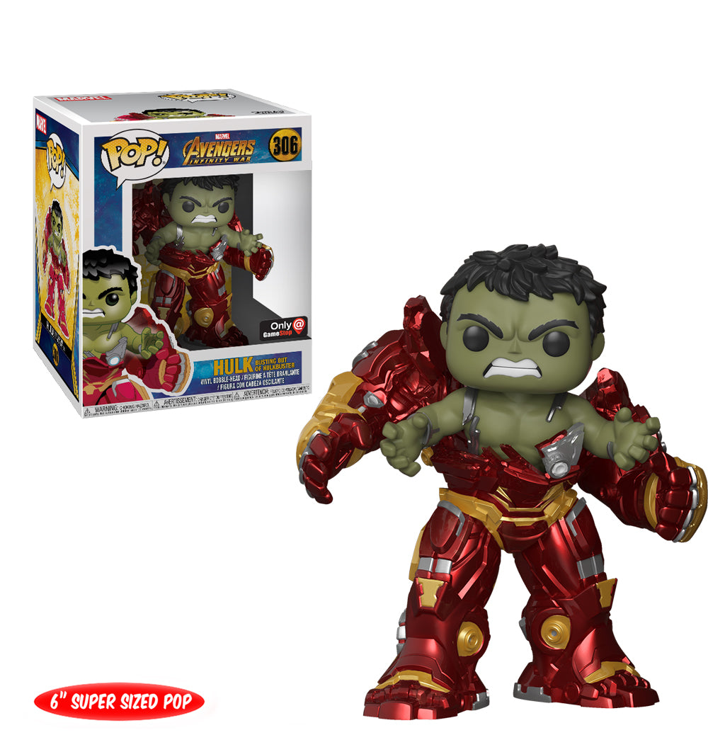 POP! Marvel 306 Avengers Infinity War: Hulk (Busting Out of Hulkbuster) 6" Exclusive