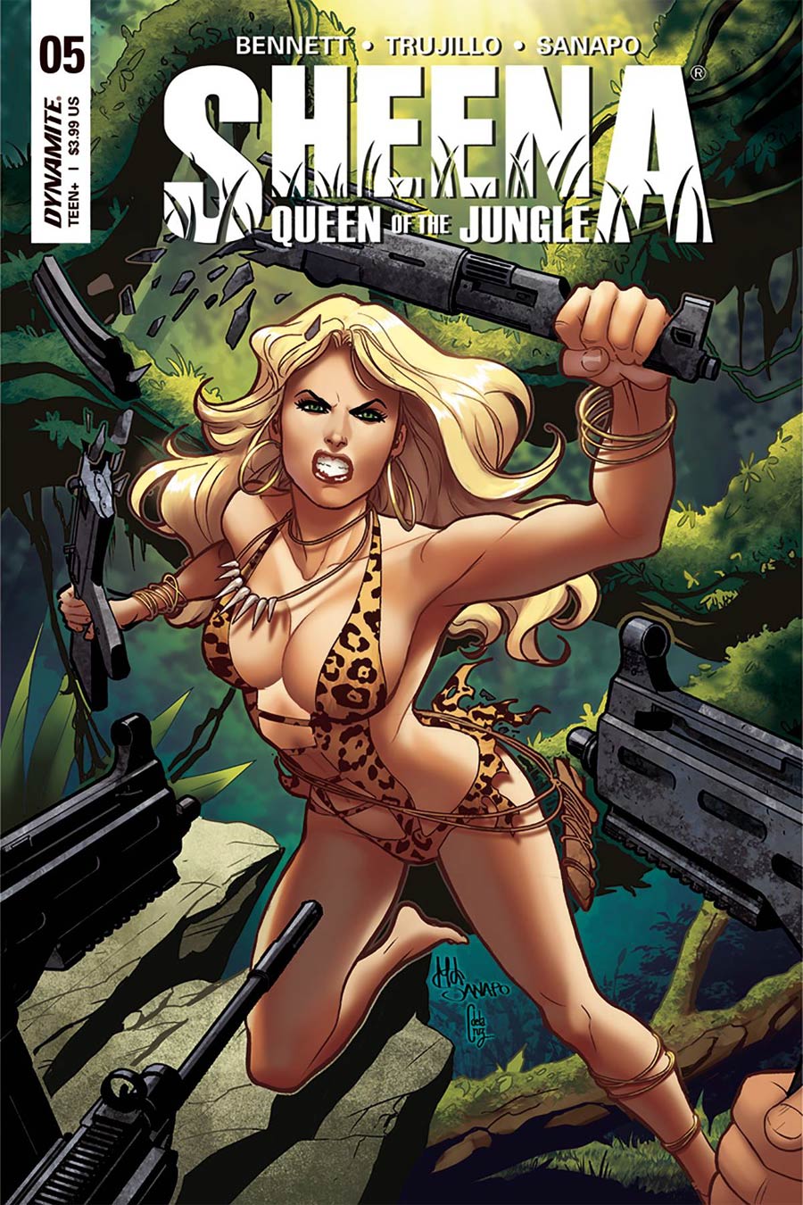 Sheena Queen of The Jungle #5 Cover B (Sanapo) [2018]