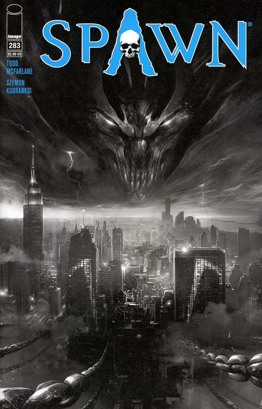 Spawn #283 Black & White Variant Edition (Mattina) [2018]