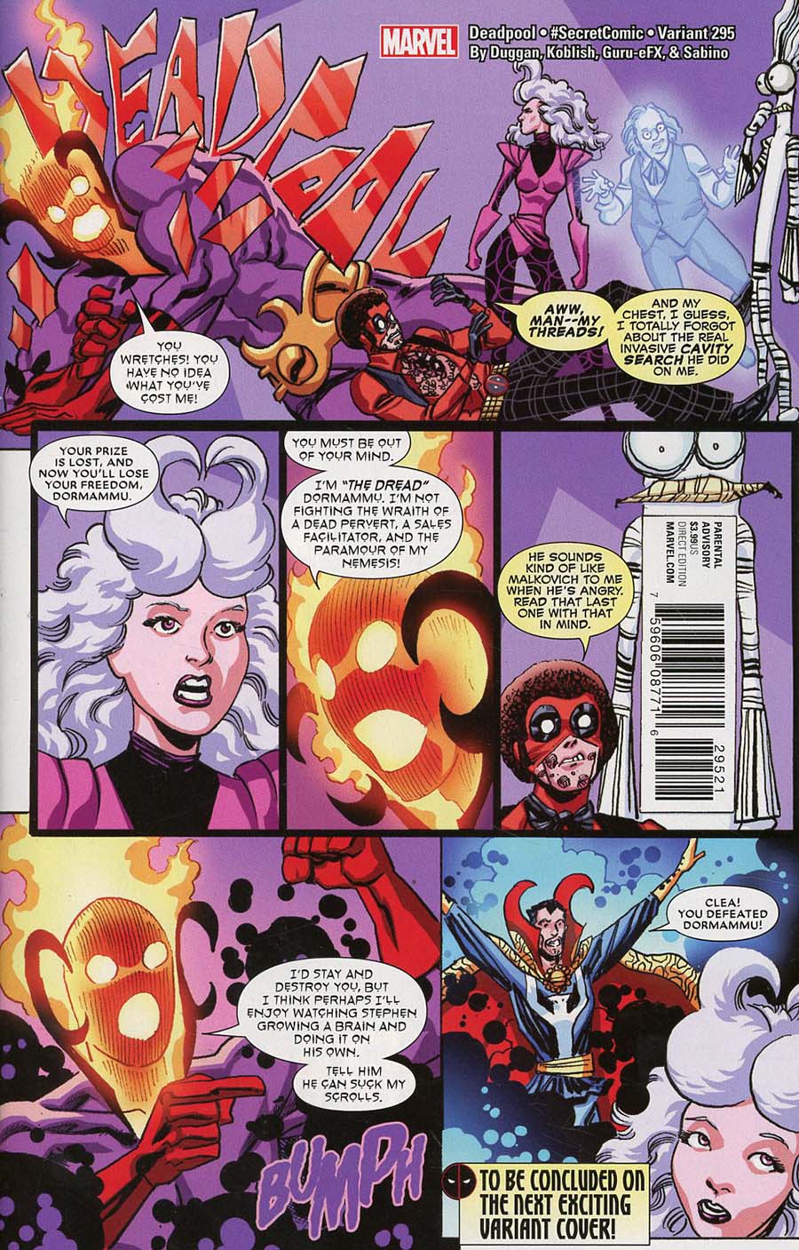 Despicable Deadpool #295 Variant Edition (Koblish) [2018]