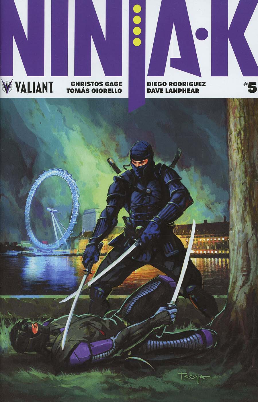 Ninja-K #5 Variant Edition (Troya) [2018]