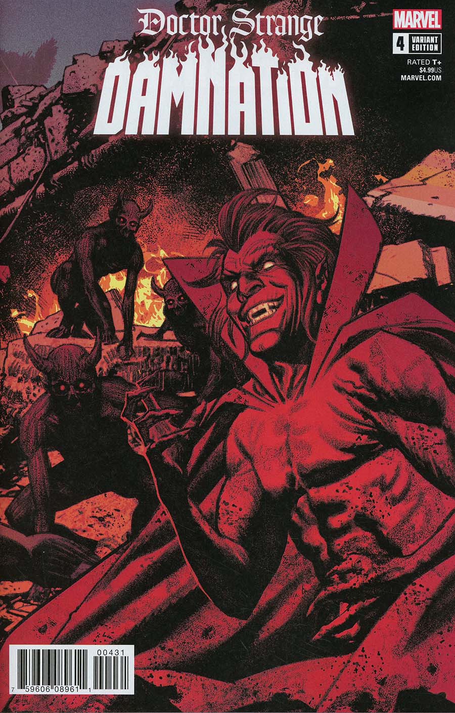 Doctor Strange Damnation #4 Variant Edition (Smallwood) [2018]
