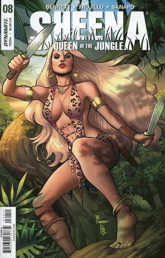 Sheena Queen of The Jungle #8 Cover A (Sanapo) [2018]
